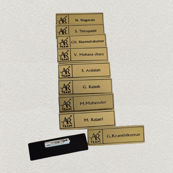 Personalised Name Badges Multicolor(Min Order 10 Piece)