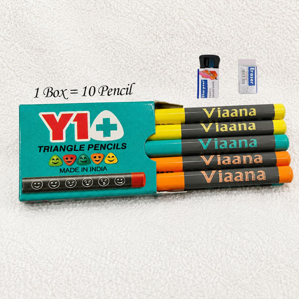 Pencil set for kids with Free Eraser and Sharpener