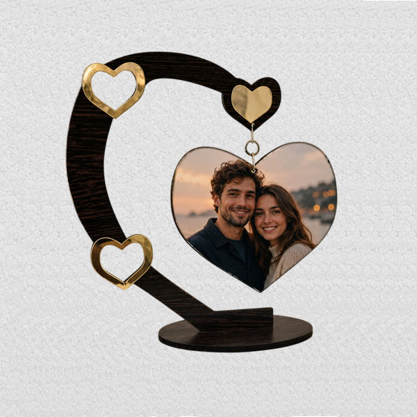 Lovecuple Heart Flower C Decorative Showpiece
