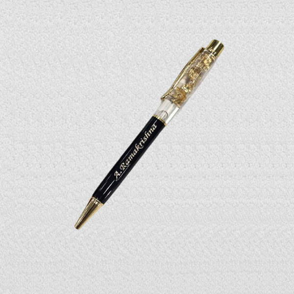 Gold Zari Ball Point Pen