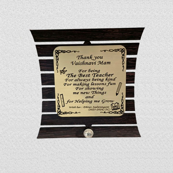 Personalized Engraved Gift With Name and Signature