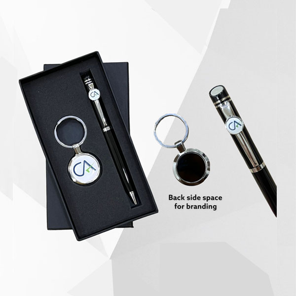 Personalized CA Metal Pen & Keychain With Name