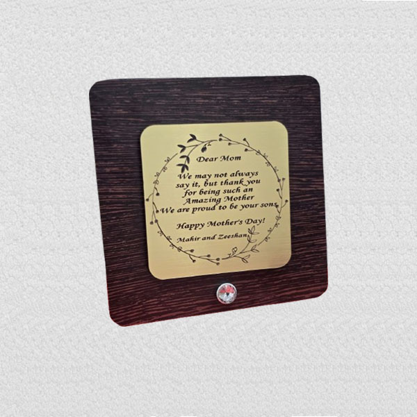 Customized Golden Pattern Tabletop