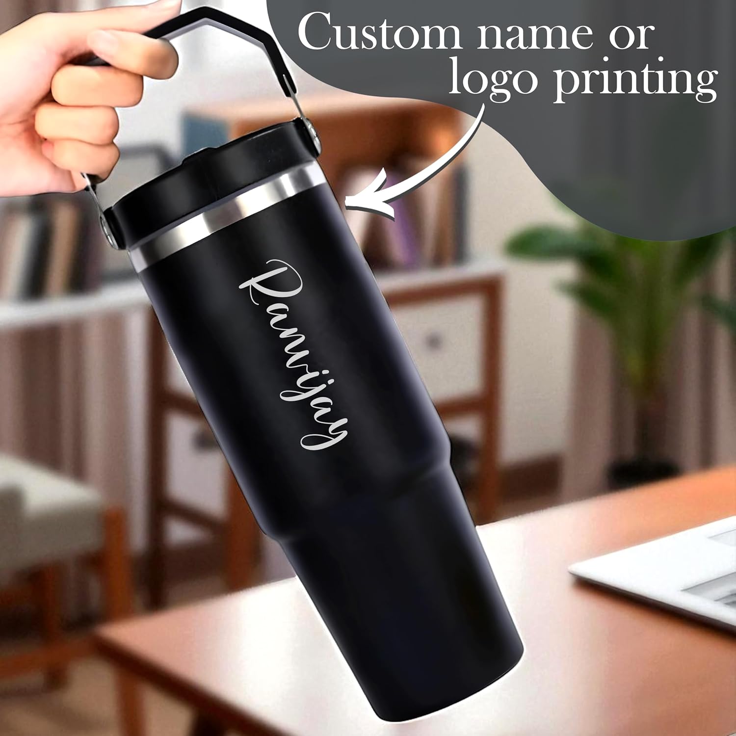 Travel Black Tumbler