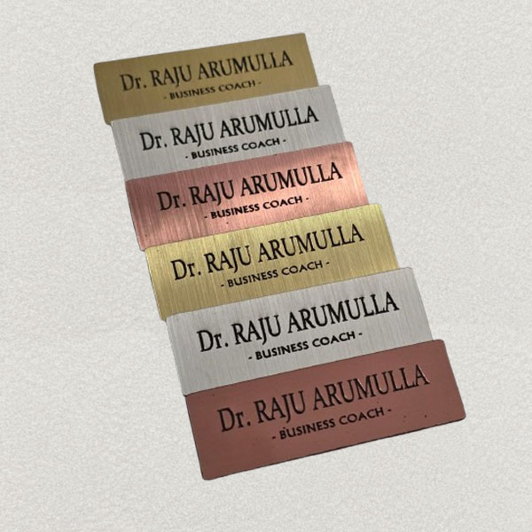 Personalised Name Badges Multicolor(Min Order 10 Piece)